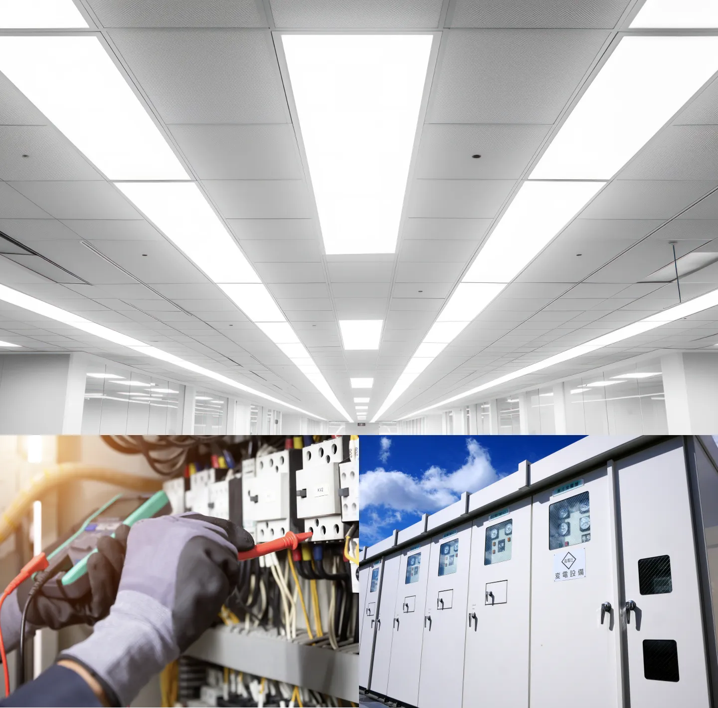 電気工事の現場